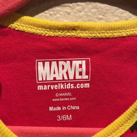 Marvel Ironman Onesie Costume Size 3-6 Months - Picture 4 of 6